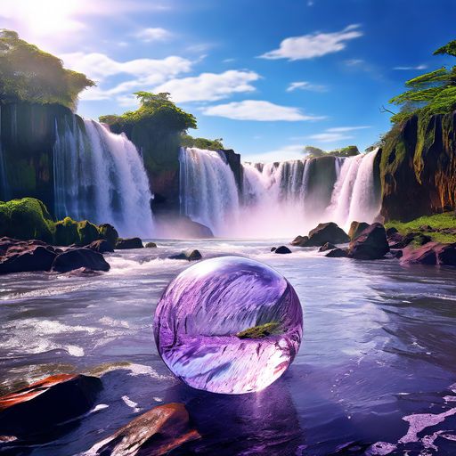 Purple Orb At Iguazu