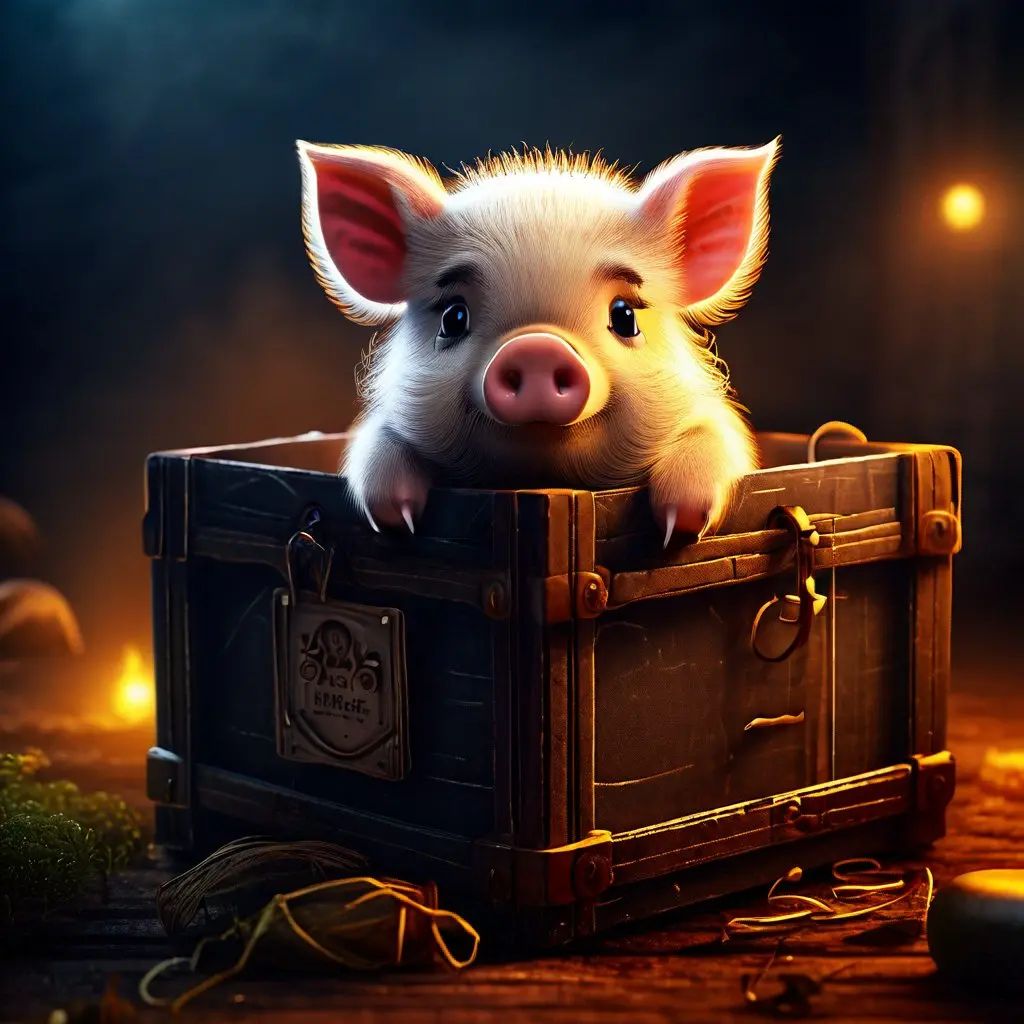 Pig in the box