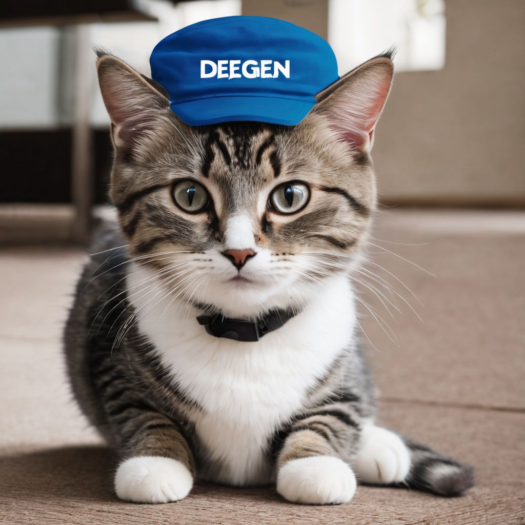 fake degen cat