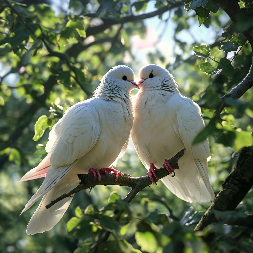 white doves