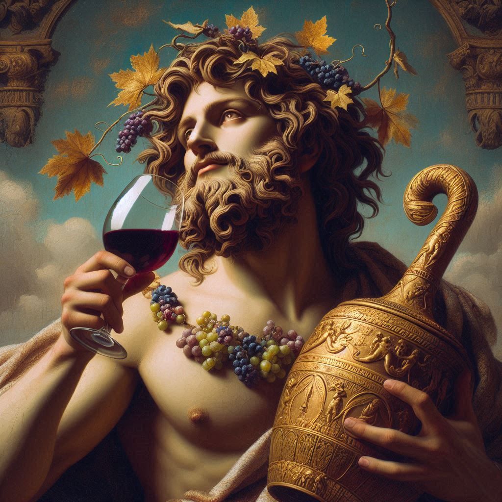 Dionysus, God of wine and pleasure