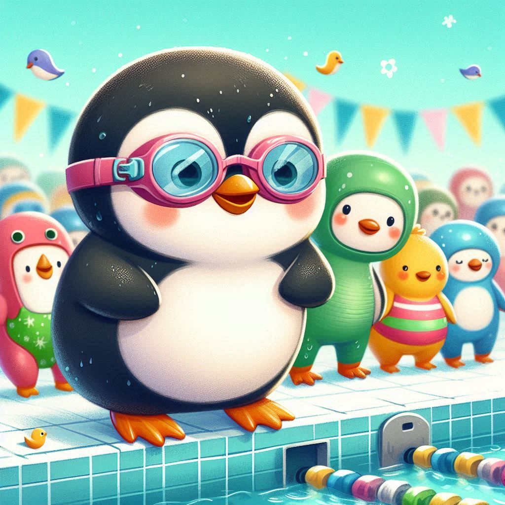 Michael Phelps - Penguin version