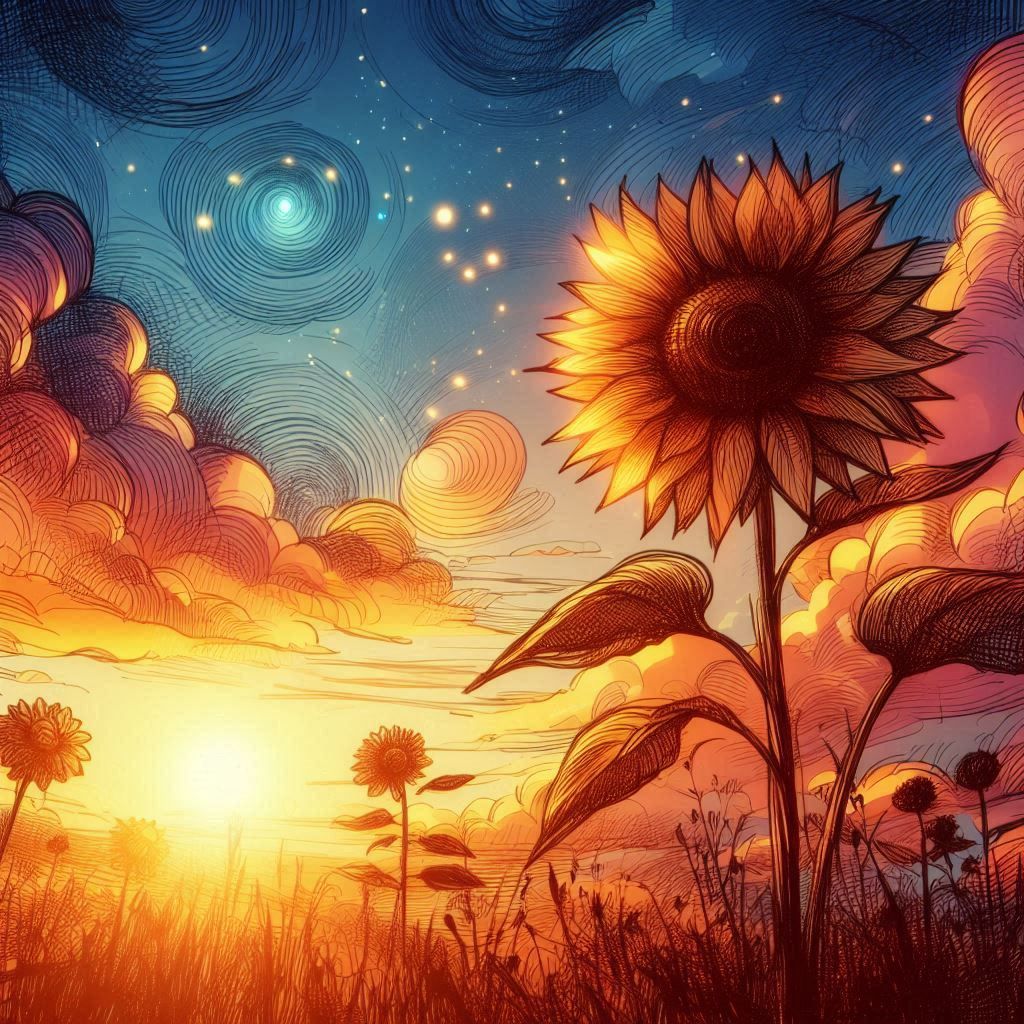 Dreamy Sunflower