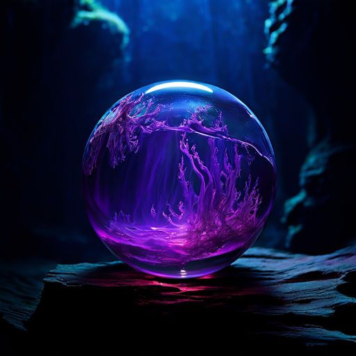 Purple Orb In Challenger Deep