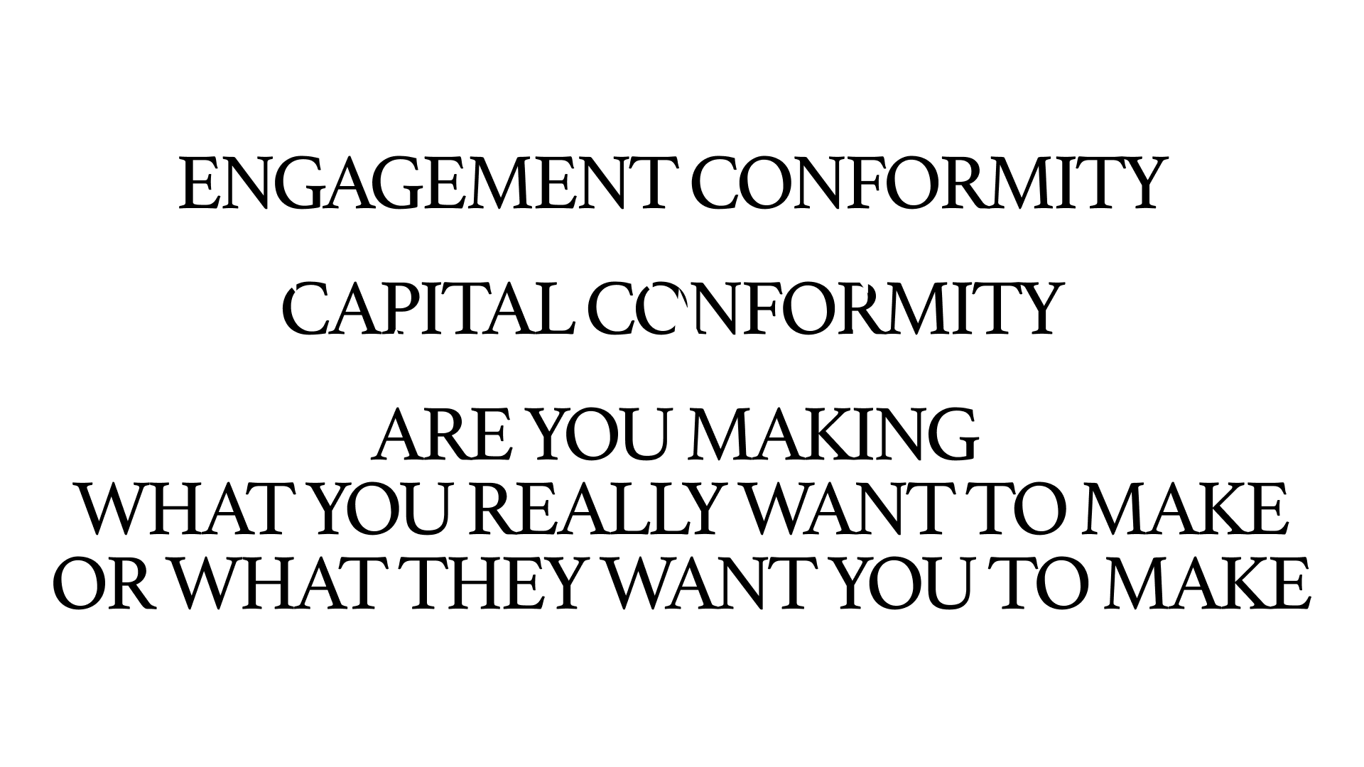 CONFORMITY