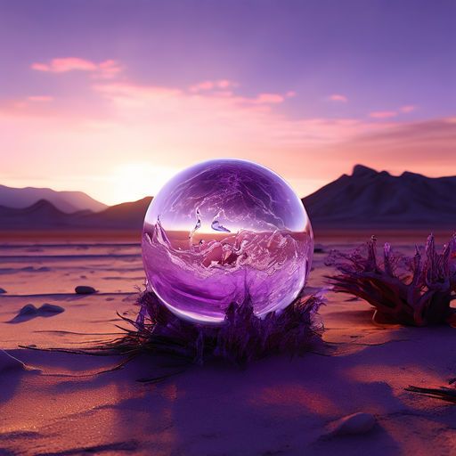 Purple Orb On Atacama