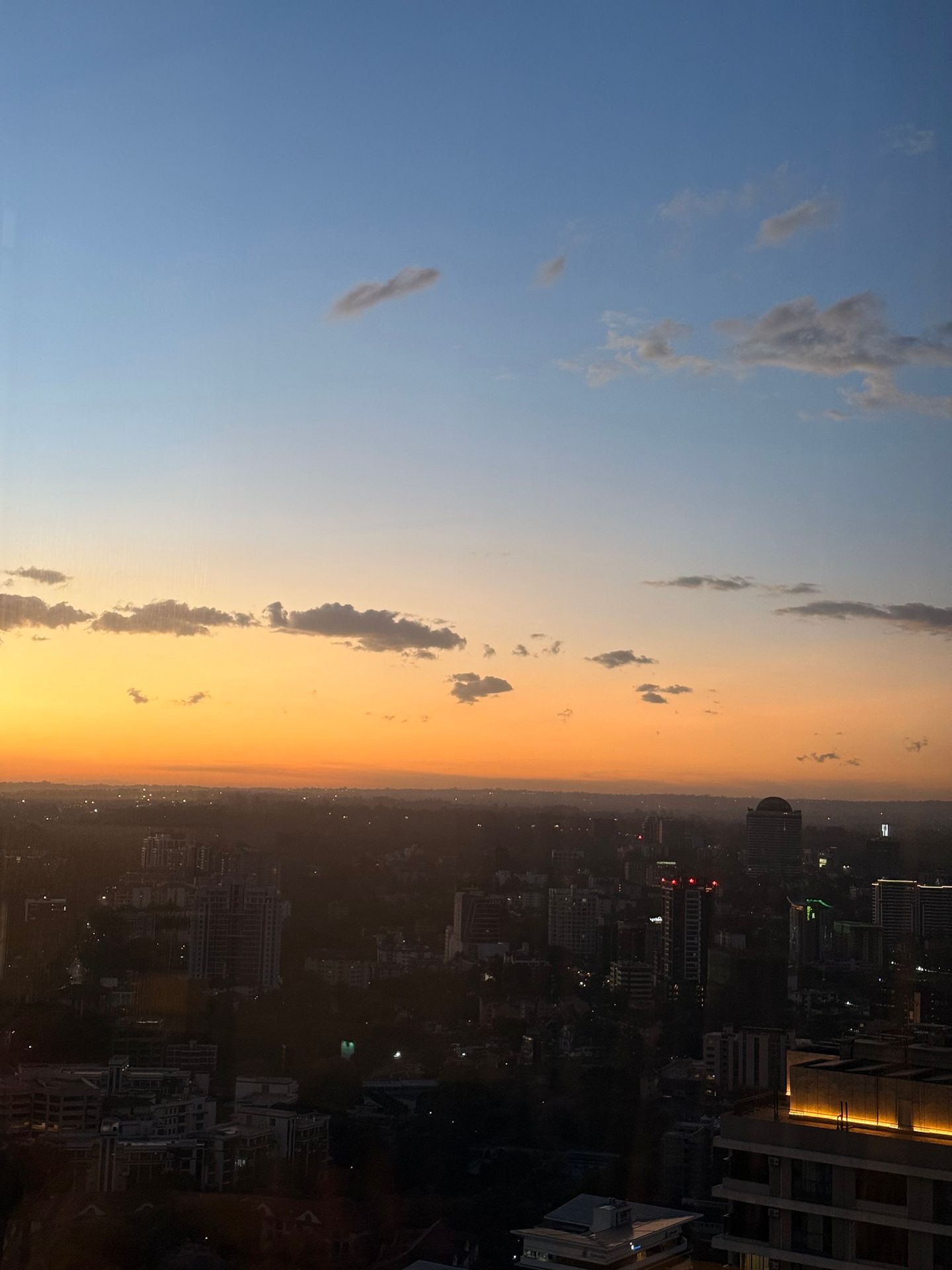 nairobi sunset, day 1