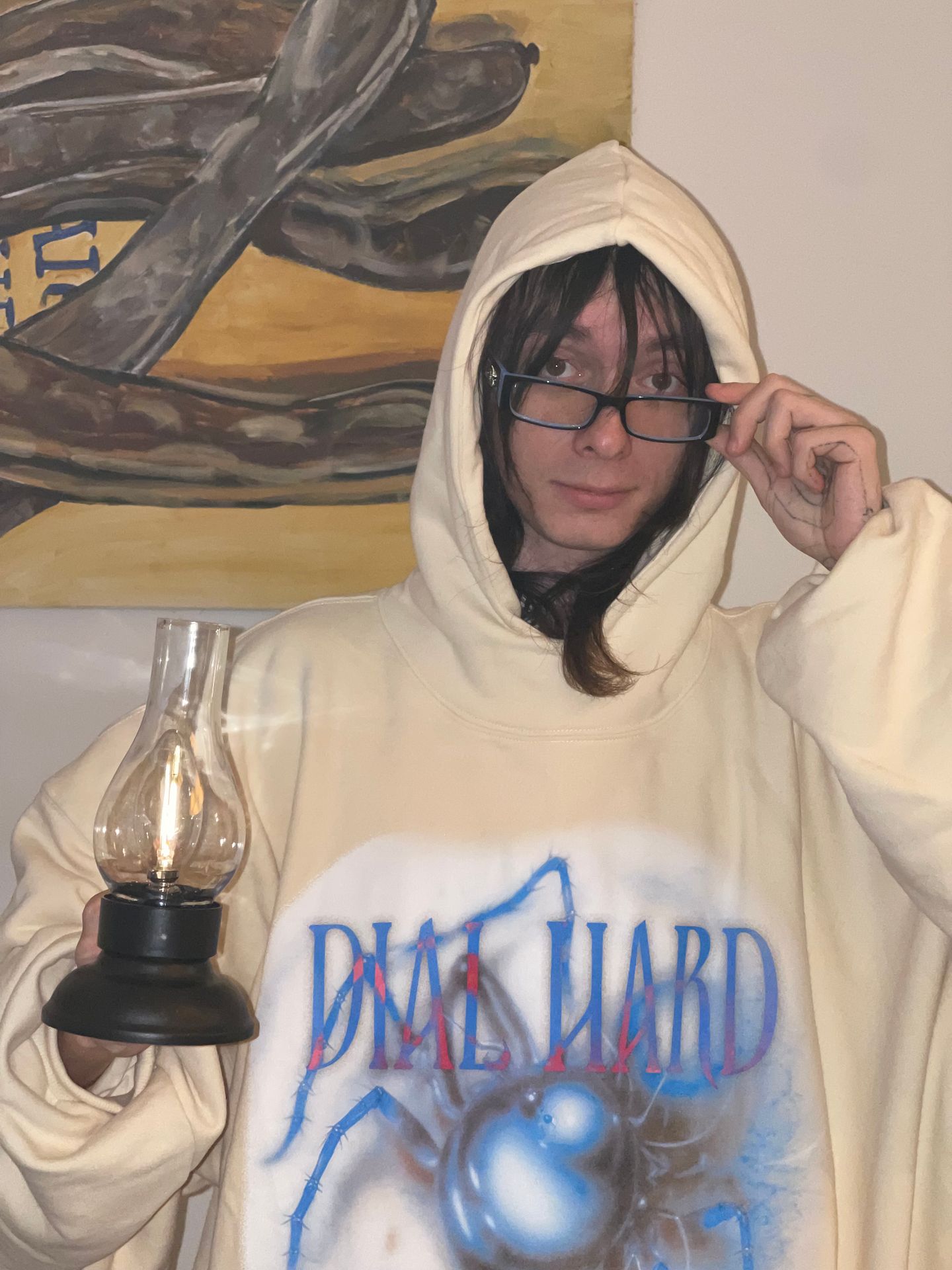 Dial Hard Blue Spider Hoodie