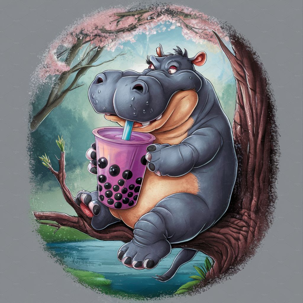 Bubbles hippopotamus