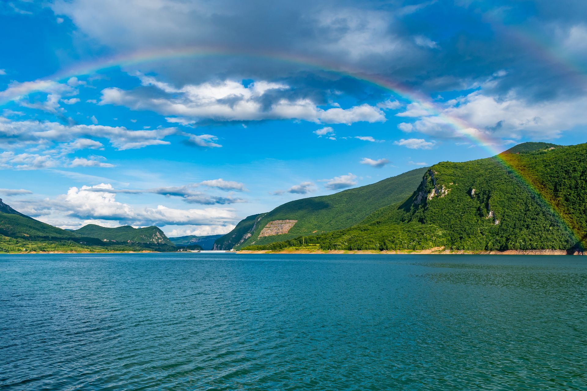 rainbow over the lake 2