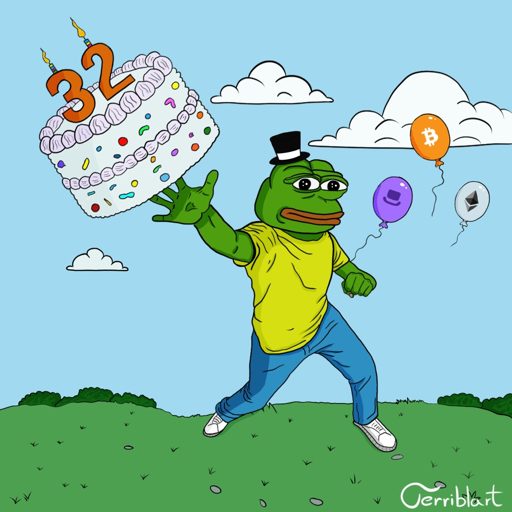 DegenPepe "32th Birthday" Edition