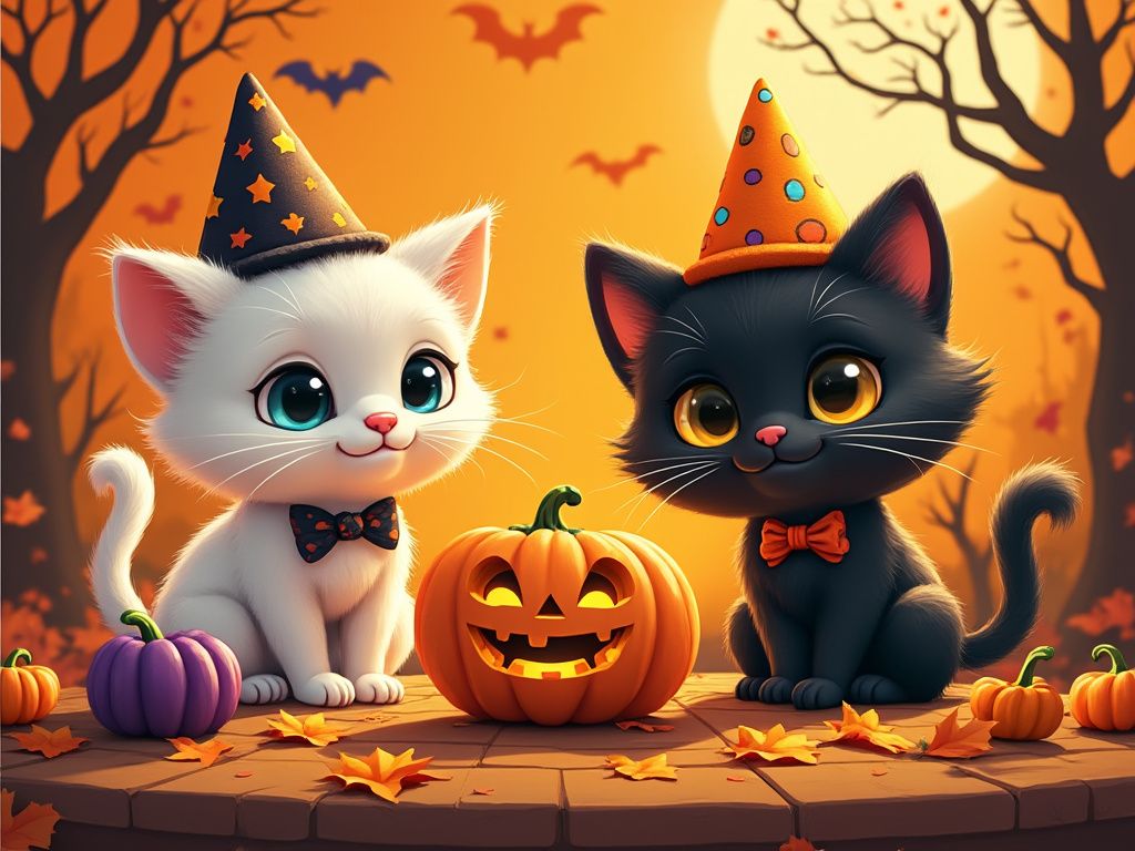 Baby Cats Halloween Party