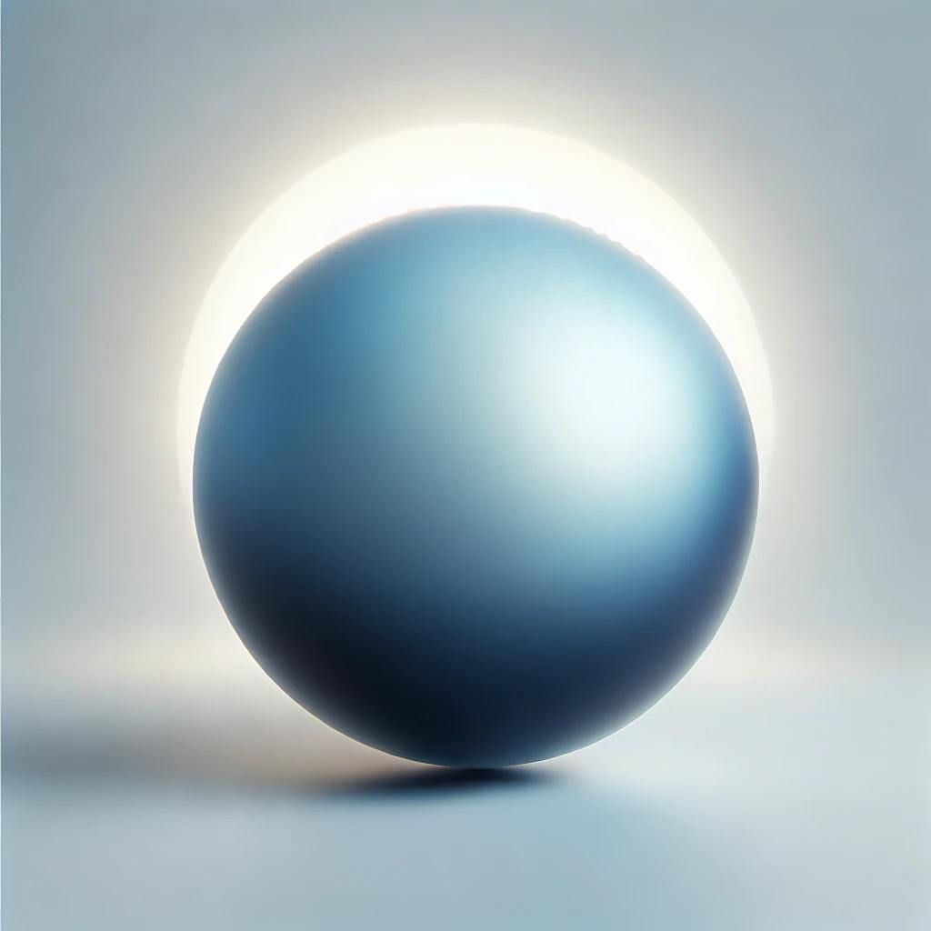 Ethereal Blue Sphere