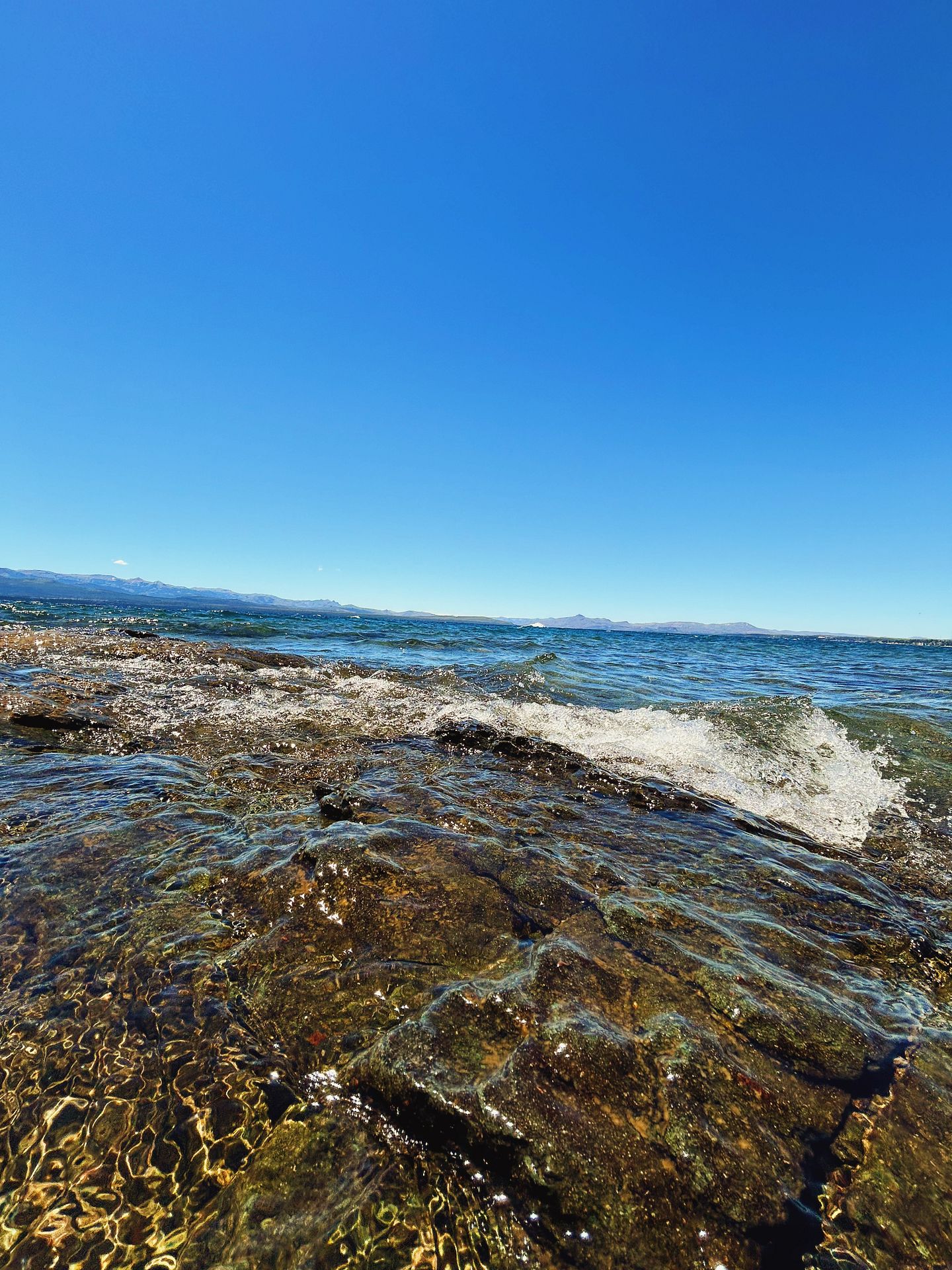 I think the water hitting the rocks is beautiful