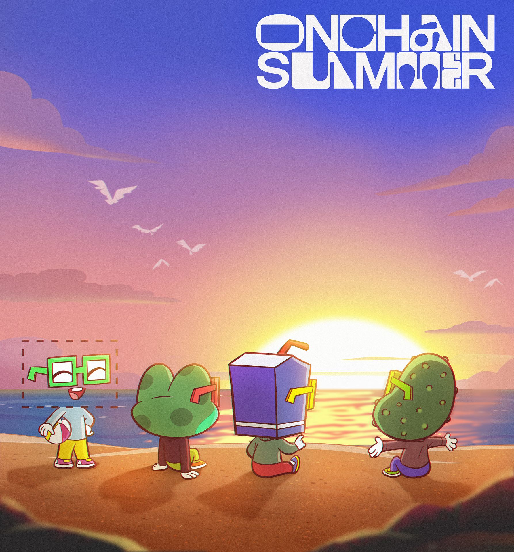 Onchain Summer - Nouns Sunset