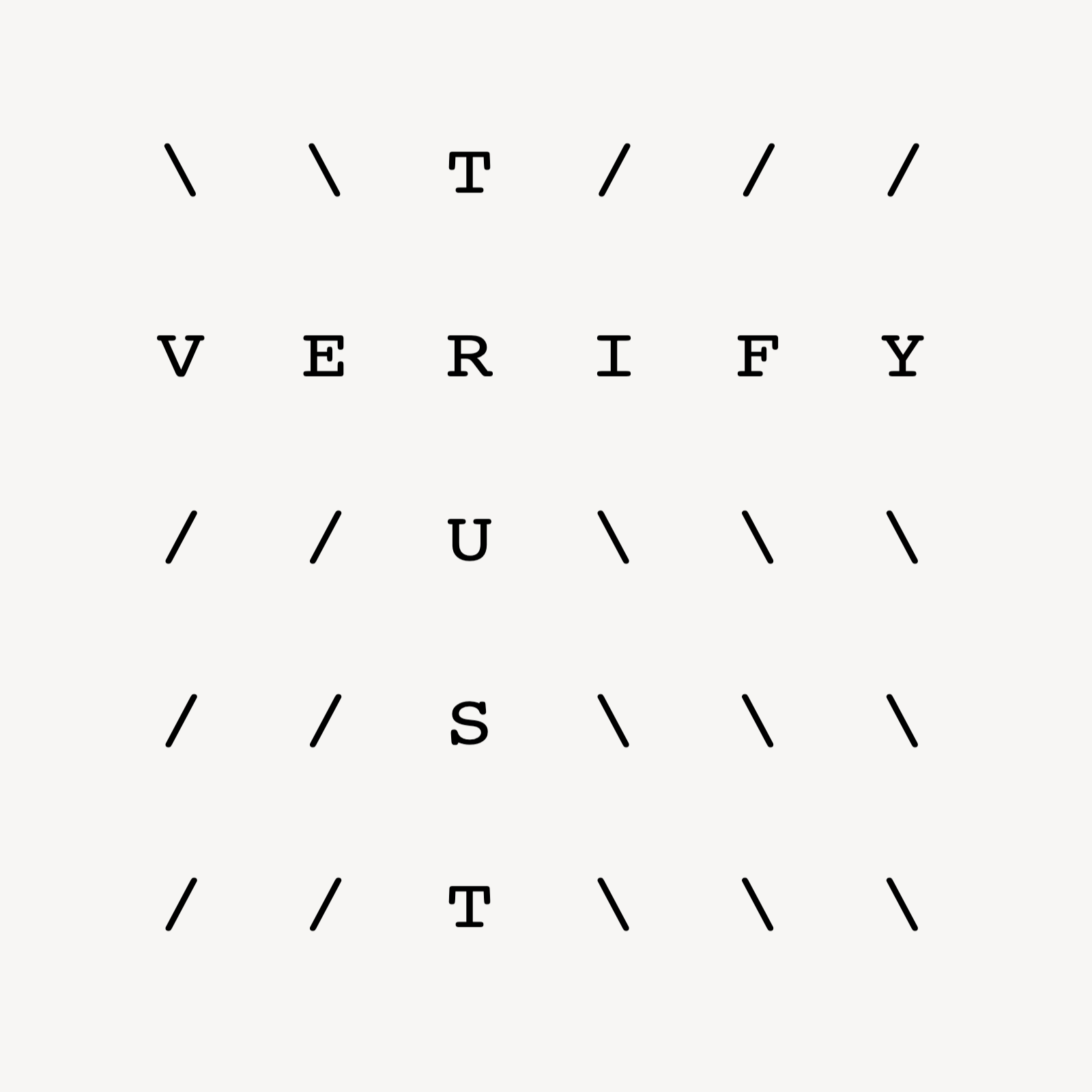 trust/verify