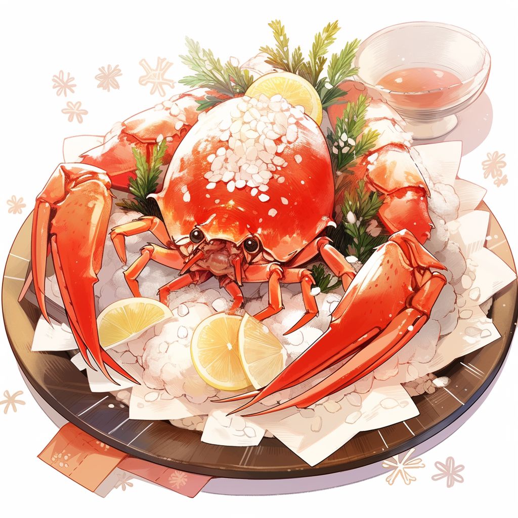 Hokkaido crab dish(北海道産のカニ料理)