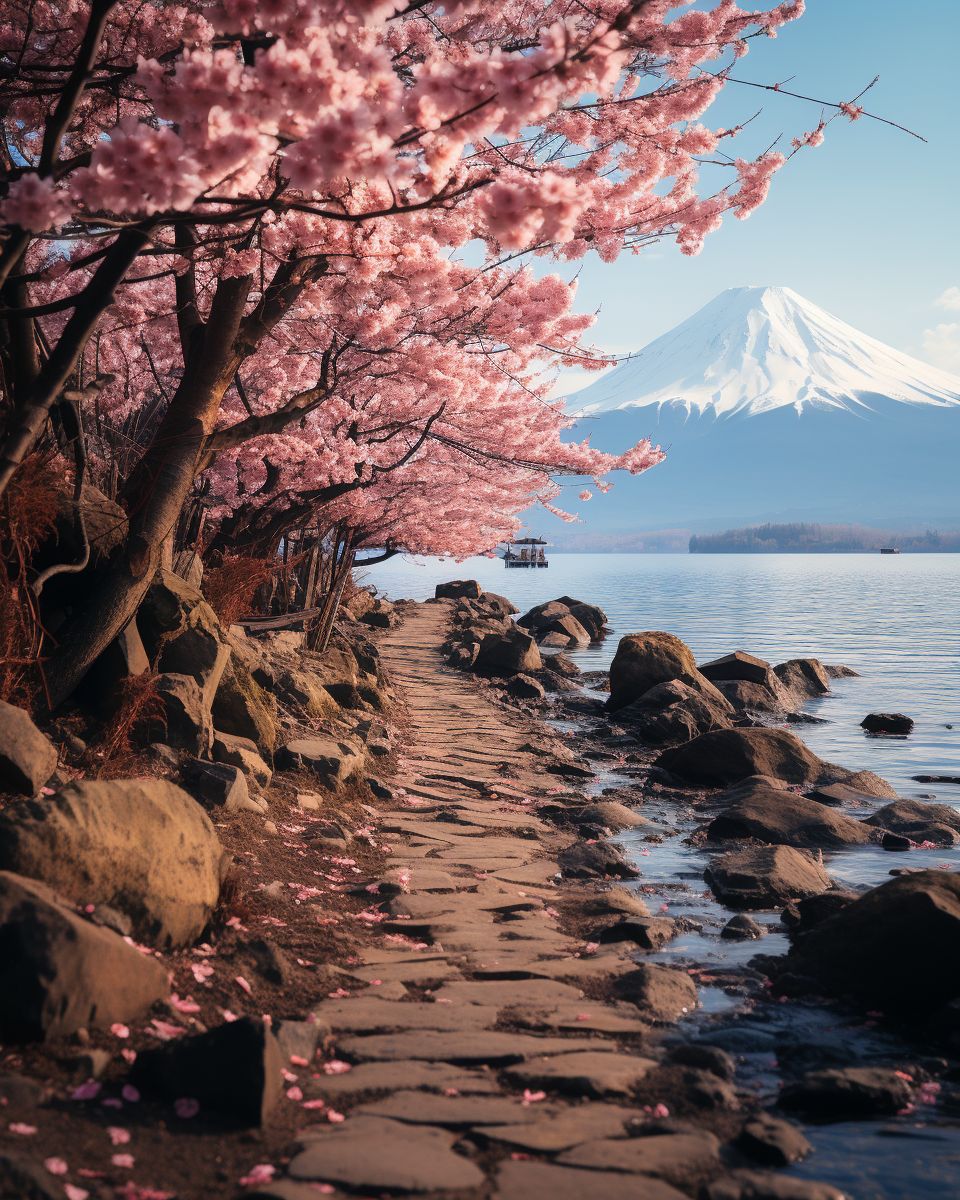 Flowers and Sea