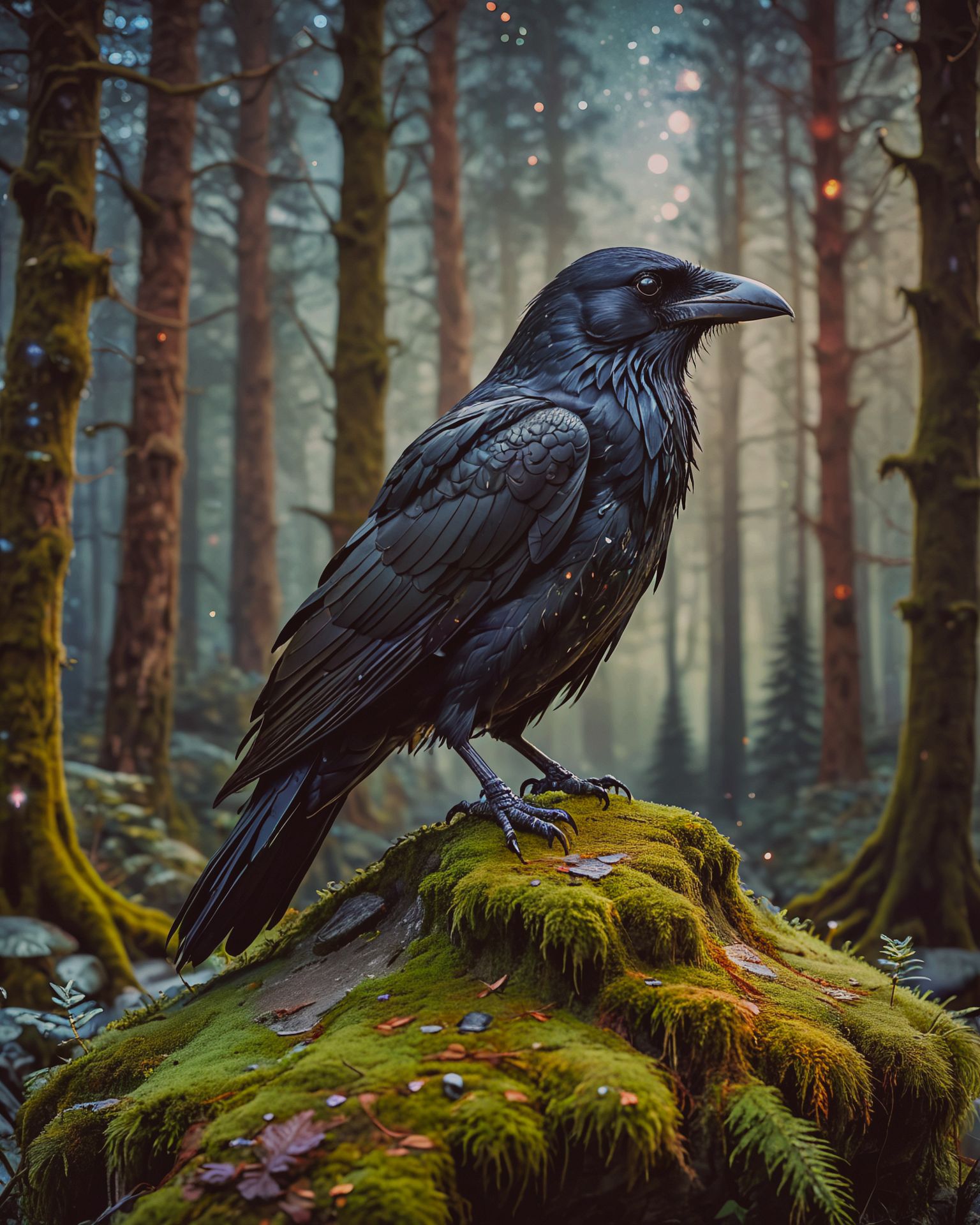 magical raven