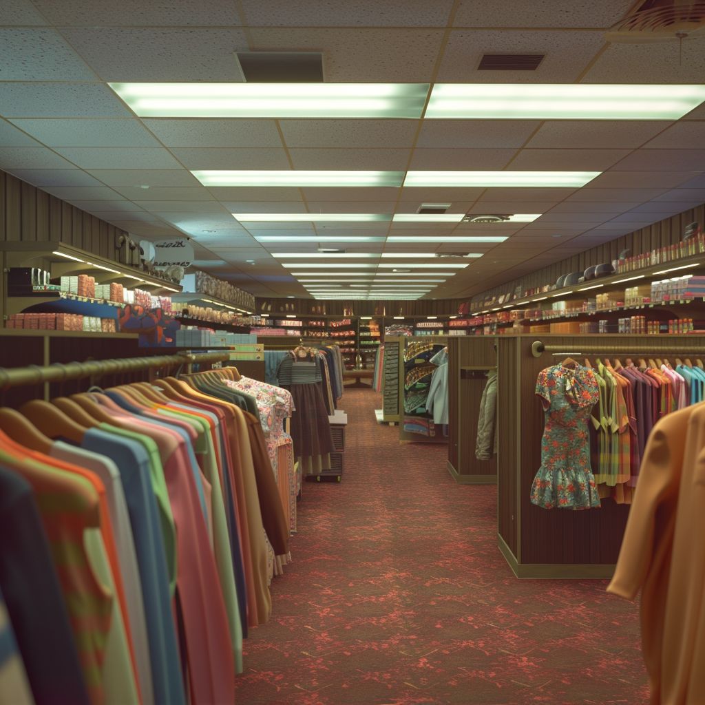 Circa 1975 - Clothestime in Downey, CA (???)