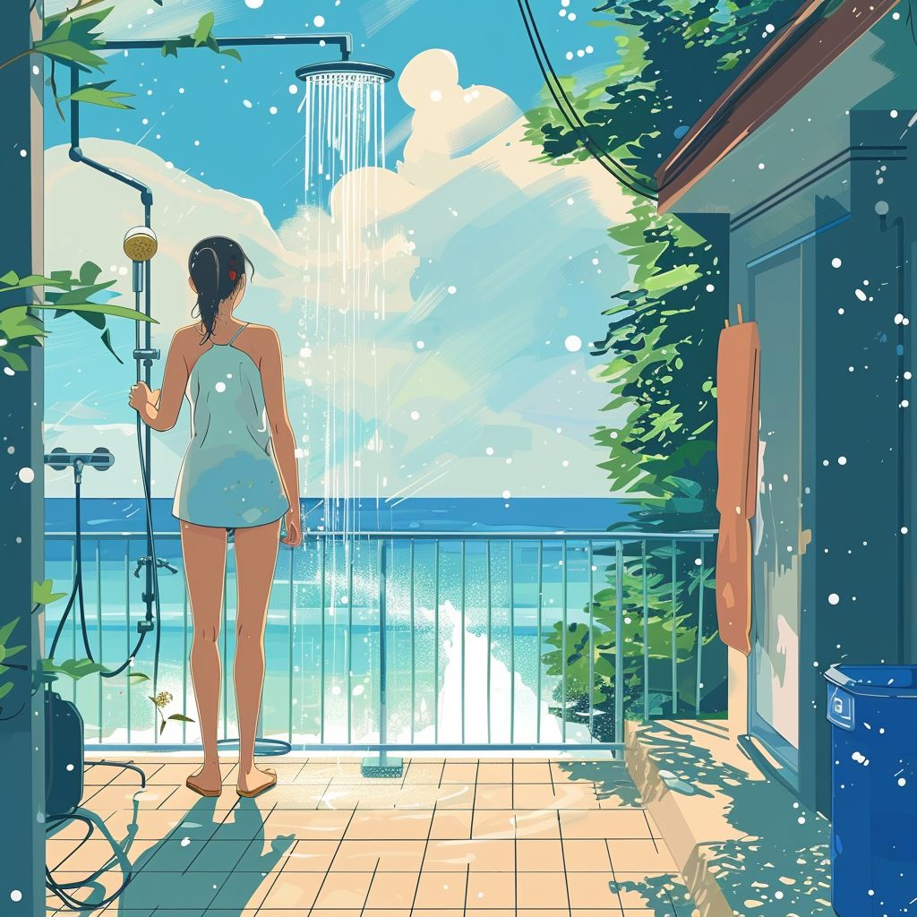 Summer scene 🚿 夏の風景2