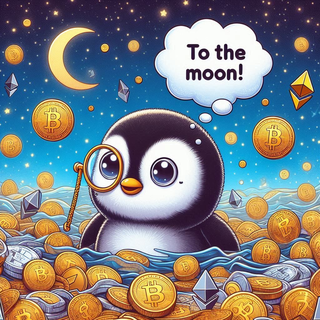 Penguin to the moon