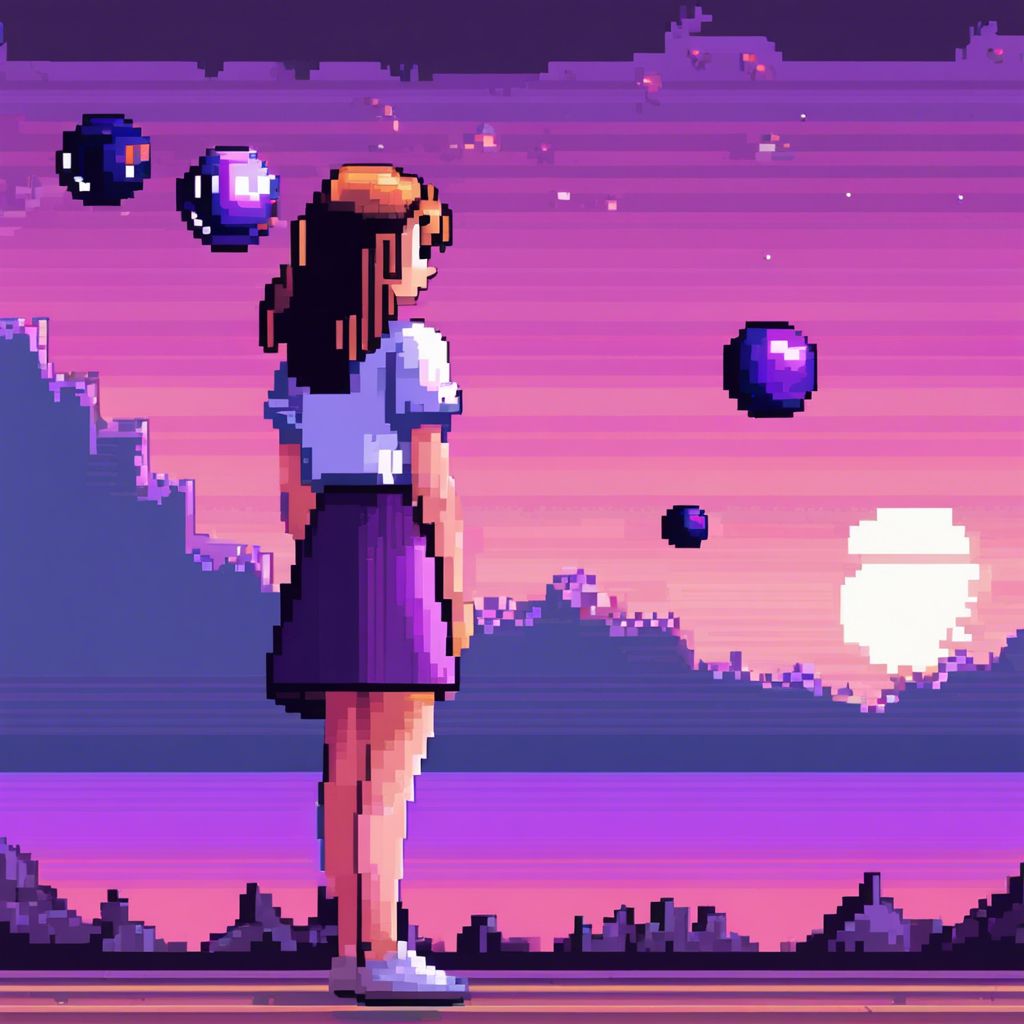 Pink Pixel Girl