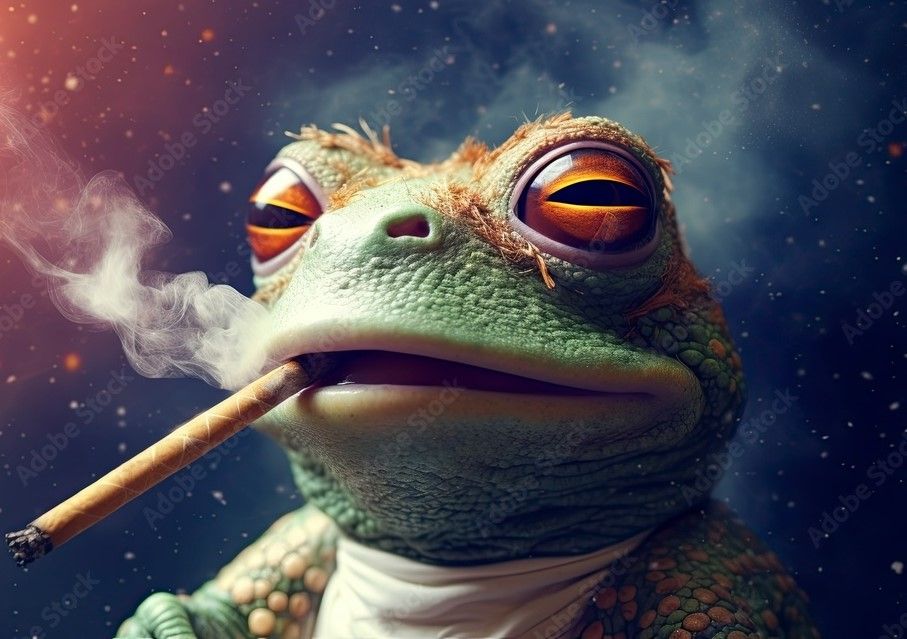 Smoking Zora Space Pepe