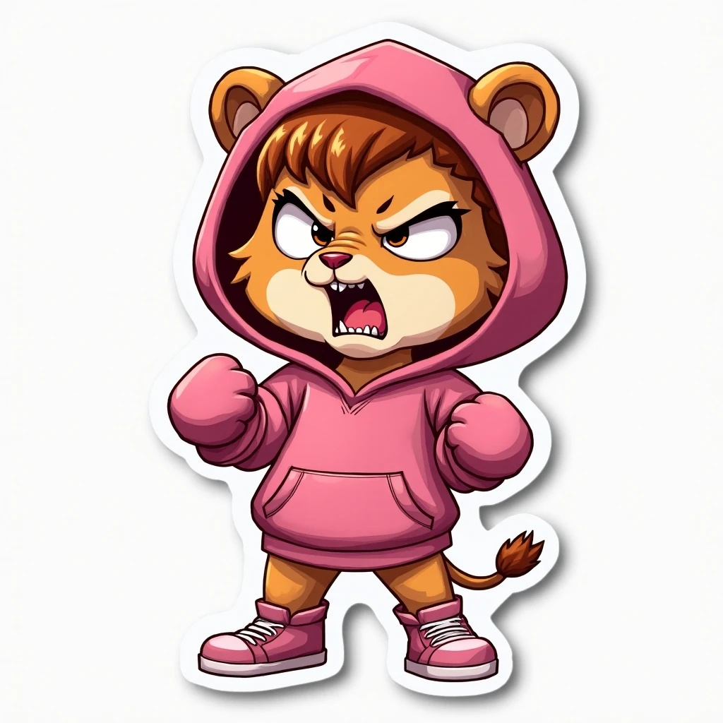 Lion sticker