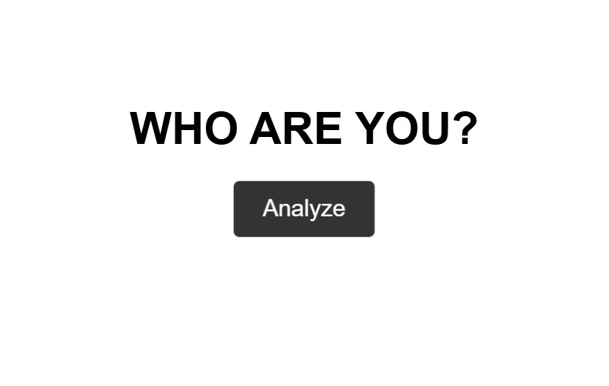 Who are you?