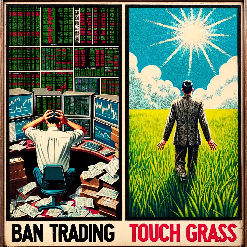 Ban Trading, Touch Grass!