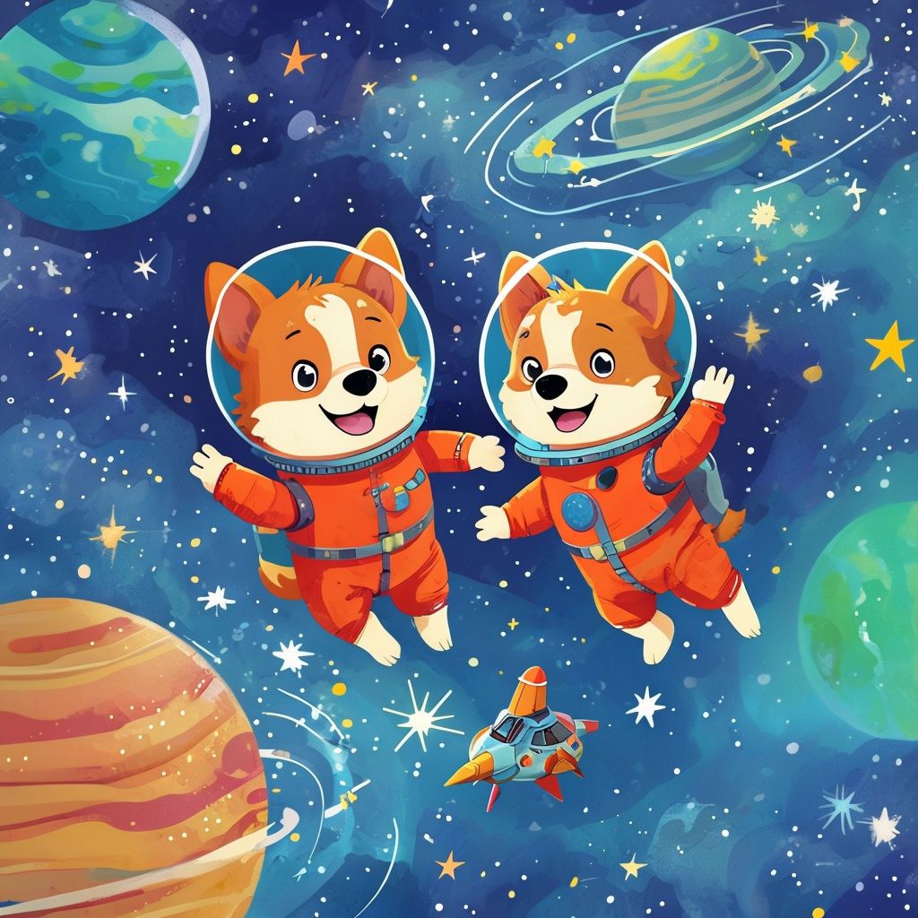 dogs in space