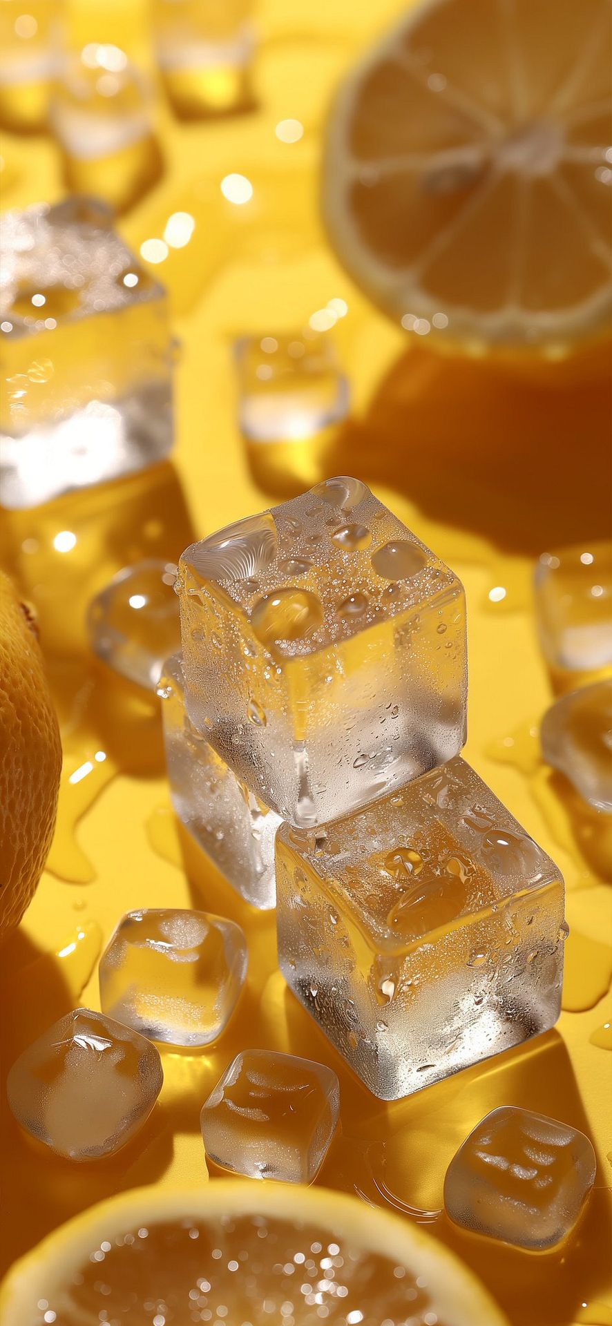 Orange Fruit And Cubes