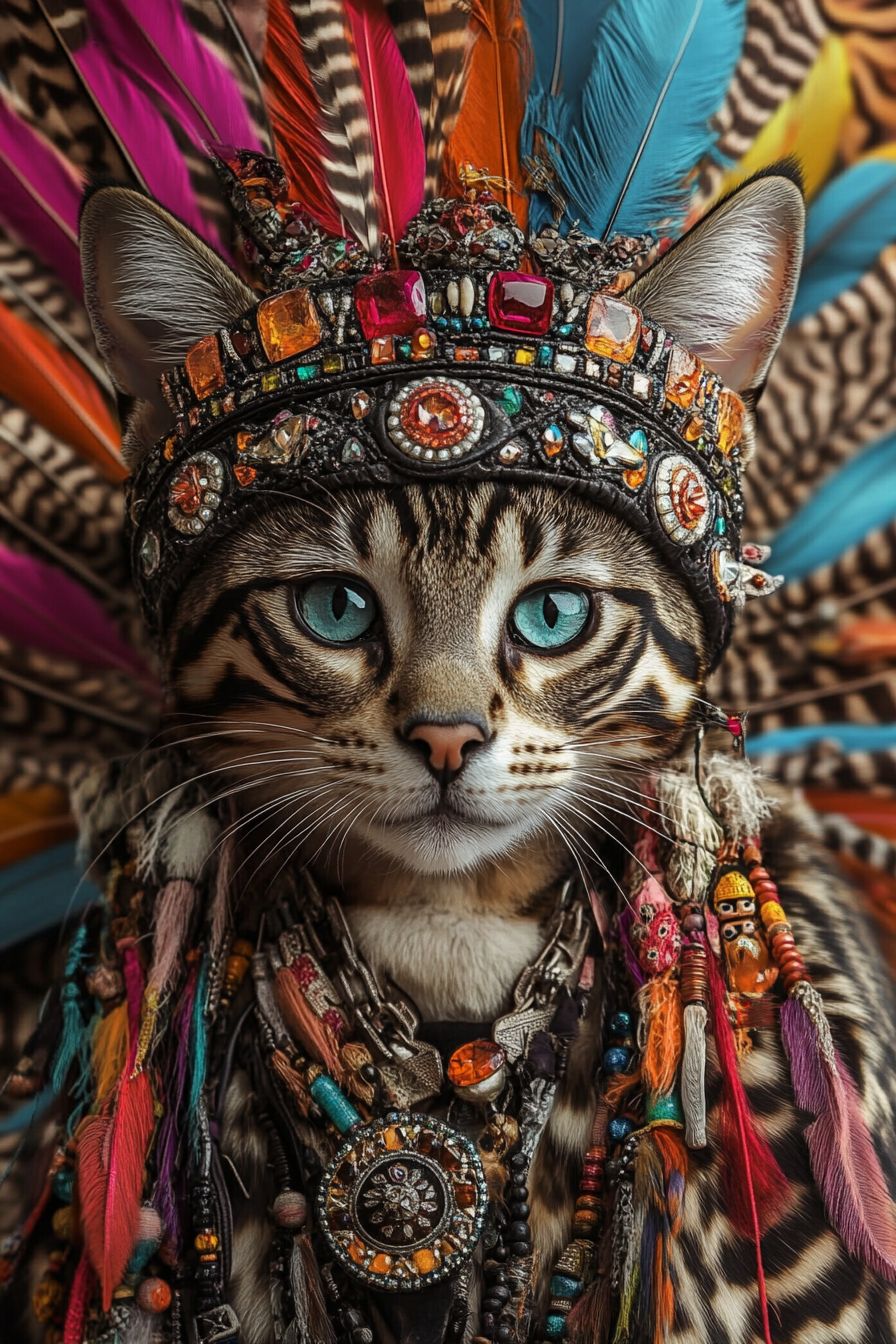 Warrior Shaman Bengal Cat