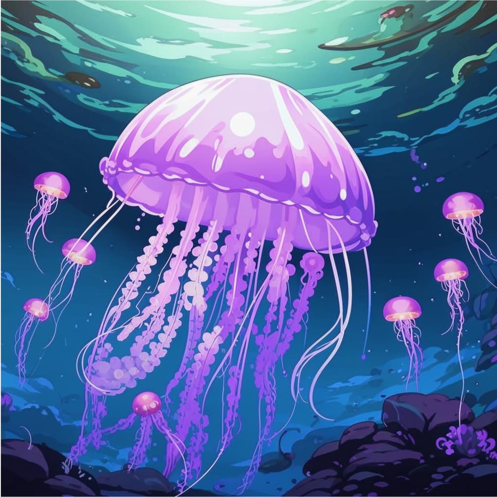 jellyfish in the ocean