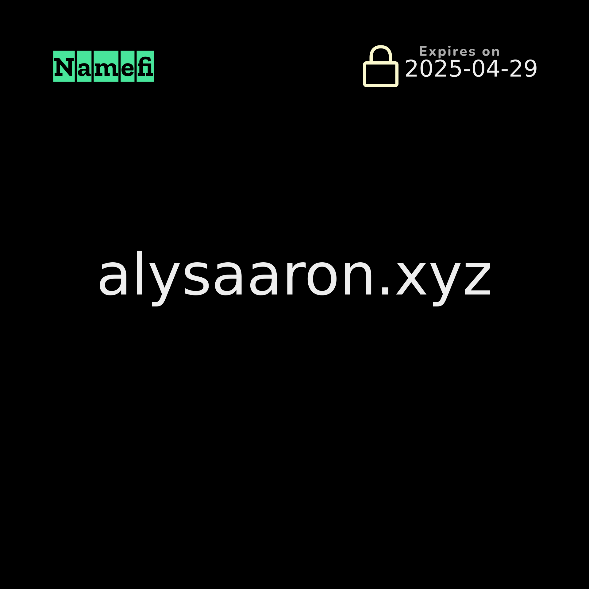 alysaaron.xyz