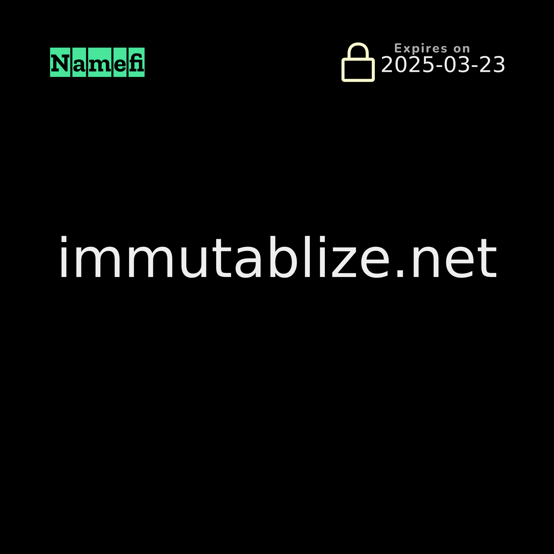 immutablize.net