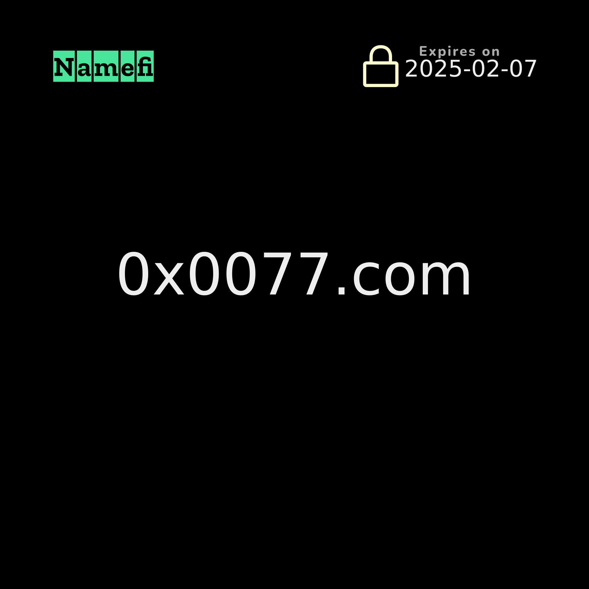 0x0077.com