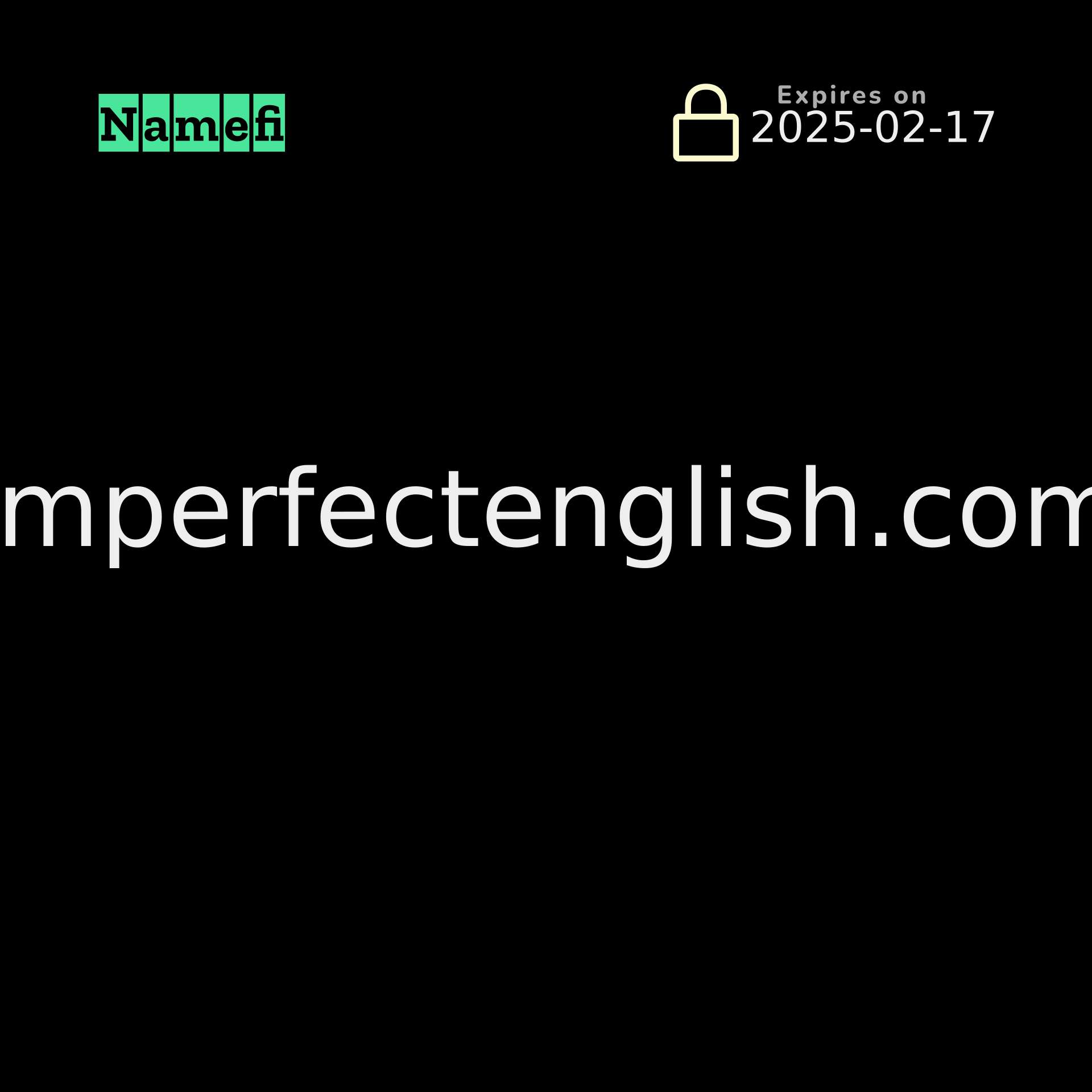 imperfectenglish.com