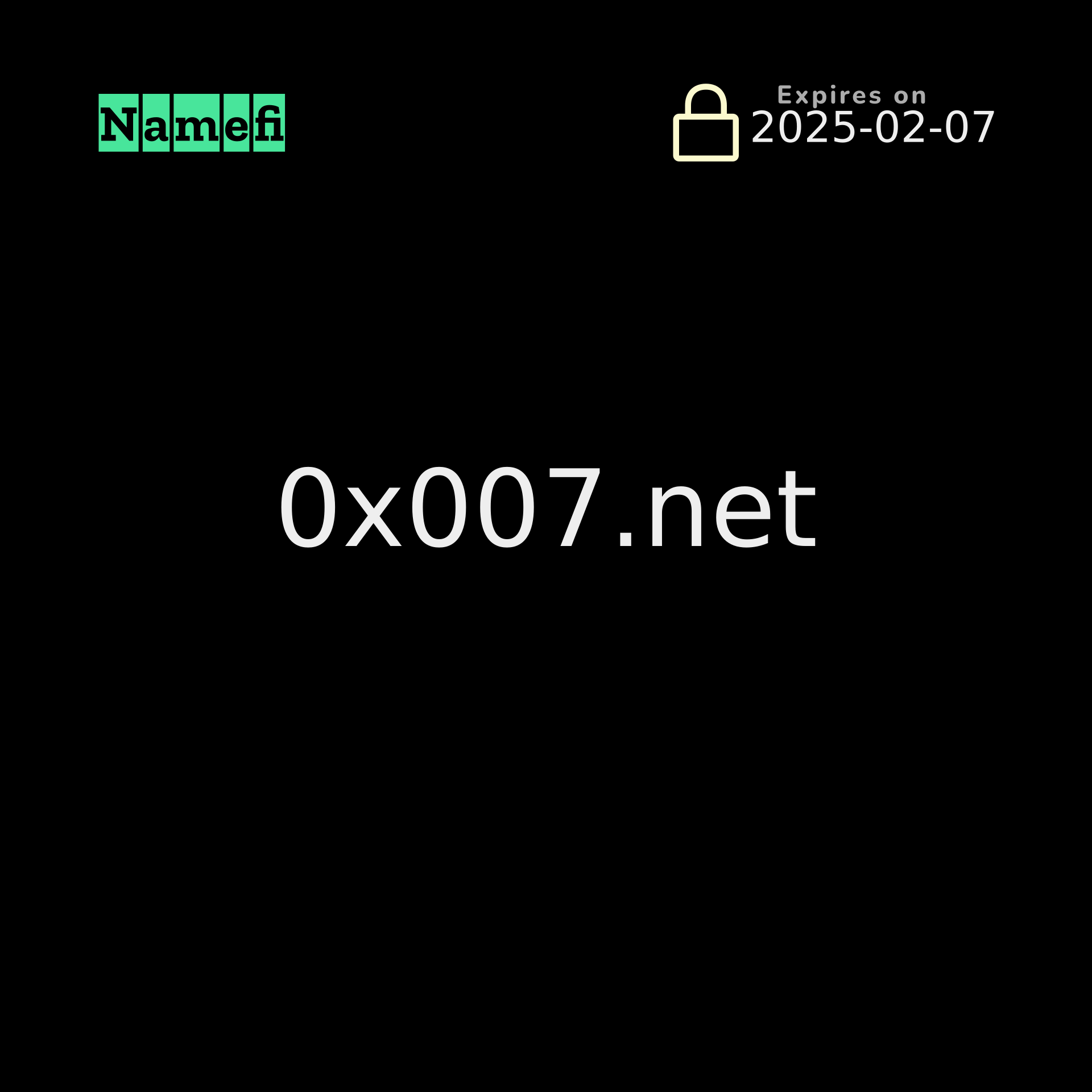 0x007.net